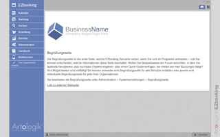Gestalten Sie individuelle Begrüßungsseiten für Ihre Core Facilities und passen Sie die Software an Ihre Arbeitsabläufe an. Mit den vielfältigen Einstellungsmöglichkeiten lässt sich das Programm exakt auf Ihre Bedürfnisse abstimmen. Begrüßungsseite von EZbooking