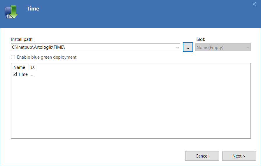 TIME Install 4