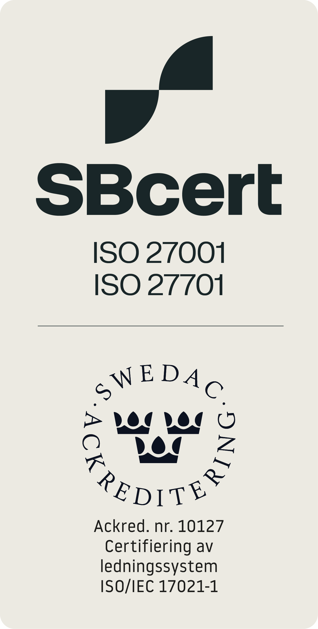 ISO 2700127701 Vertical
