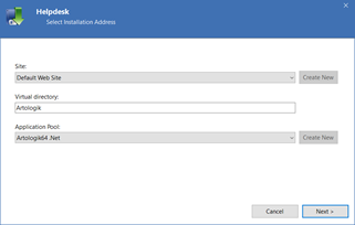 Select Installation Address