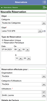 Artologik EZbooking est basé sur le web et donc accessible à tout moment et de n'importe où. Grâce à l'interface mobile, vos utilisateurs peuvent facilement réserver des appareils à l'aide de smartphones et de tablettes. Faire Une Réservation Sur Mobile